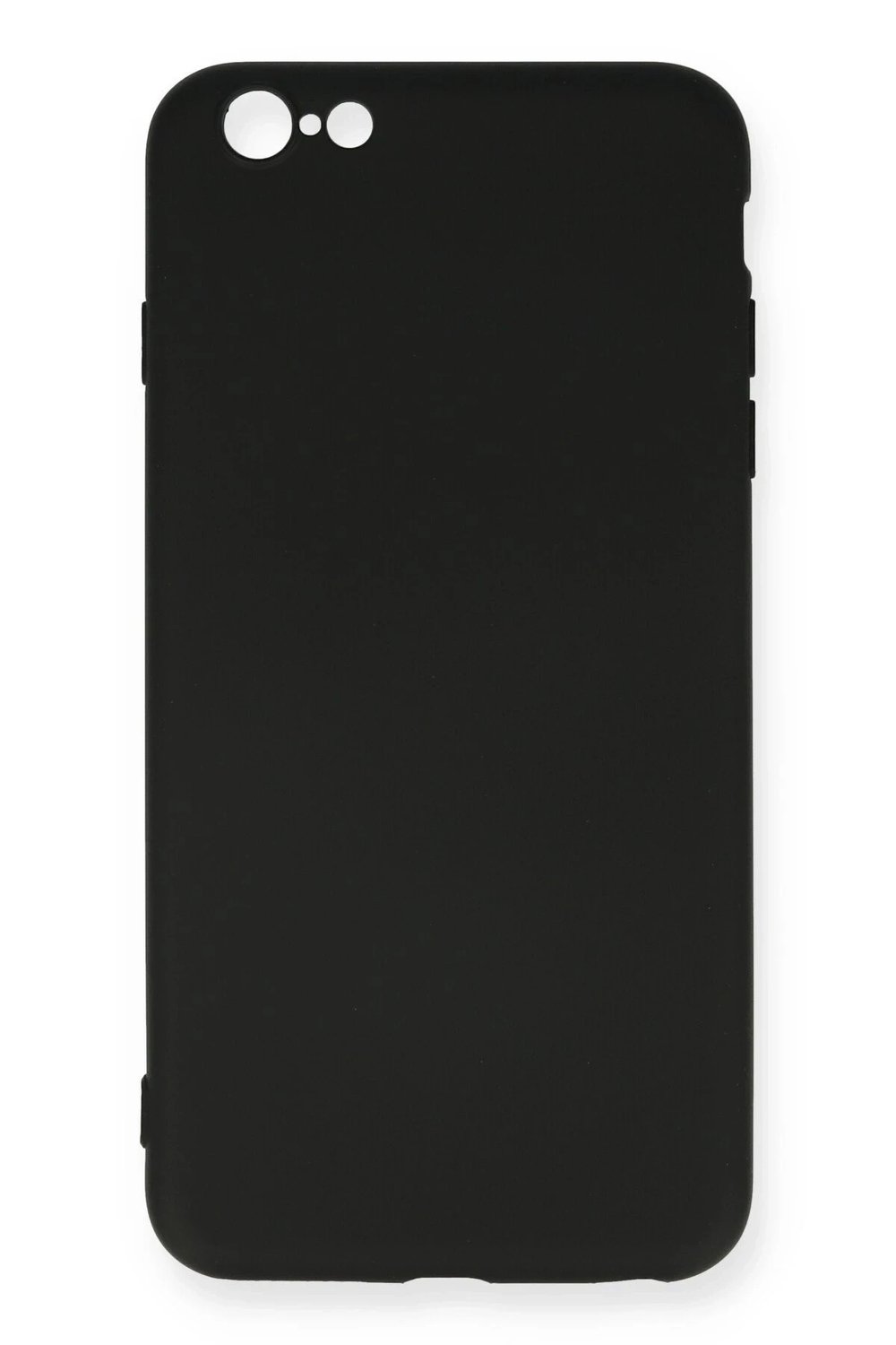 Mey İthalat®  iPhone 6 Plus Kılıf Nano içi Kadife Silikon - Siyah