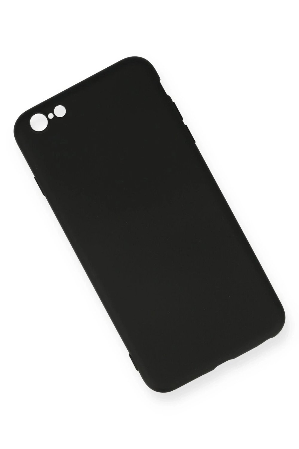 Mey İthalat®  iPhone 6 Plus Kılıf Nano içi Kadife Silikon - Siyah