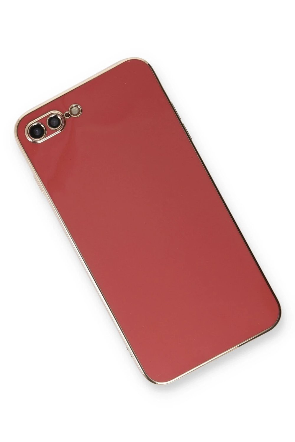 Mey İthalat®  iPhone 7 Plus Kılıf Volet Silikon - Kırmızı