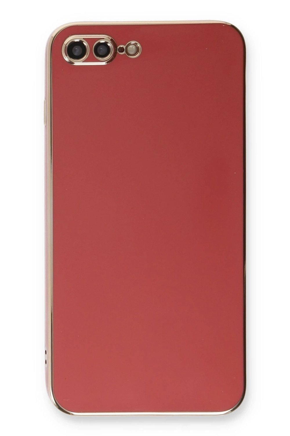 Mey İthalat®  iPhone 7 Plus Kılıf Volet Silikon - Kırmızı