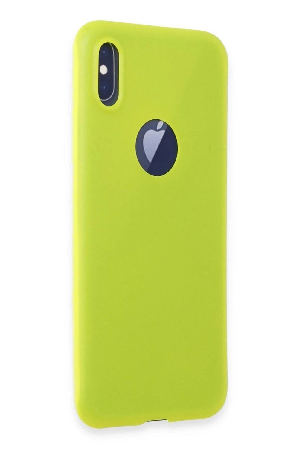 Mey İthalat®  iPhone X Kılıf First Silikon - Parlak Sarı