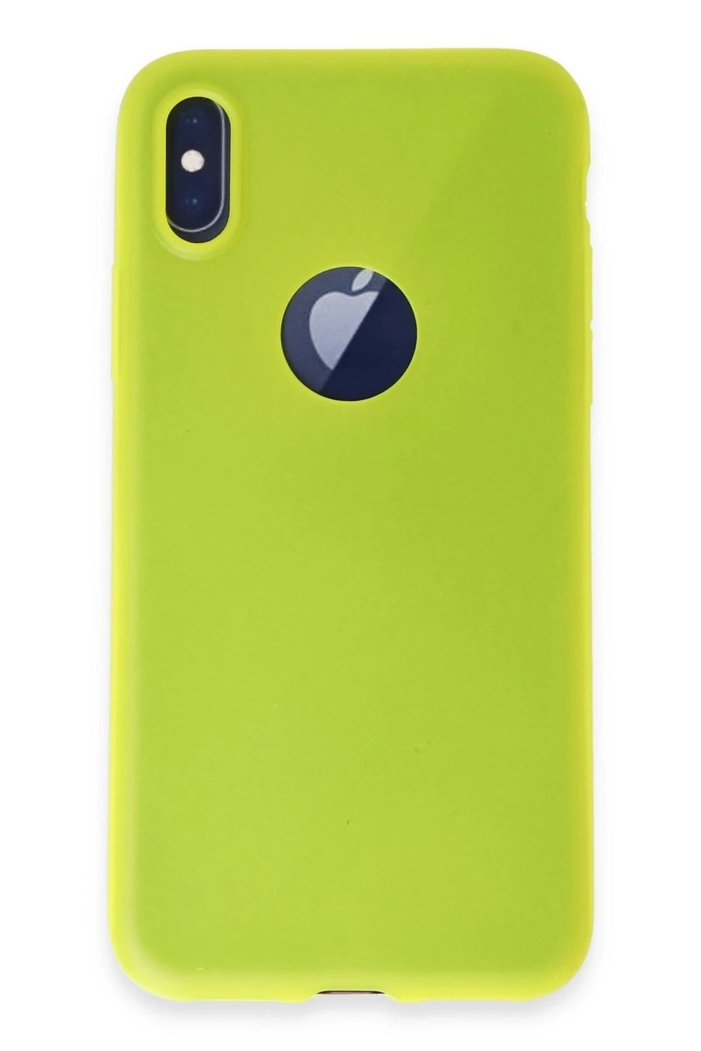 Mey İthalat®  iPhone X Kılıf First Silikon - Parlak Sarı