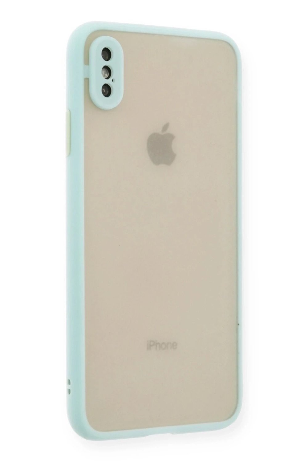 Mey İthalat®  iPhone X Kılıf Montreal Silikon Kapak - Turkuaz
