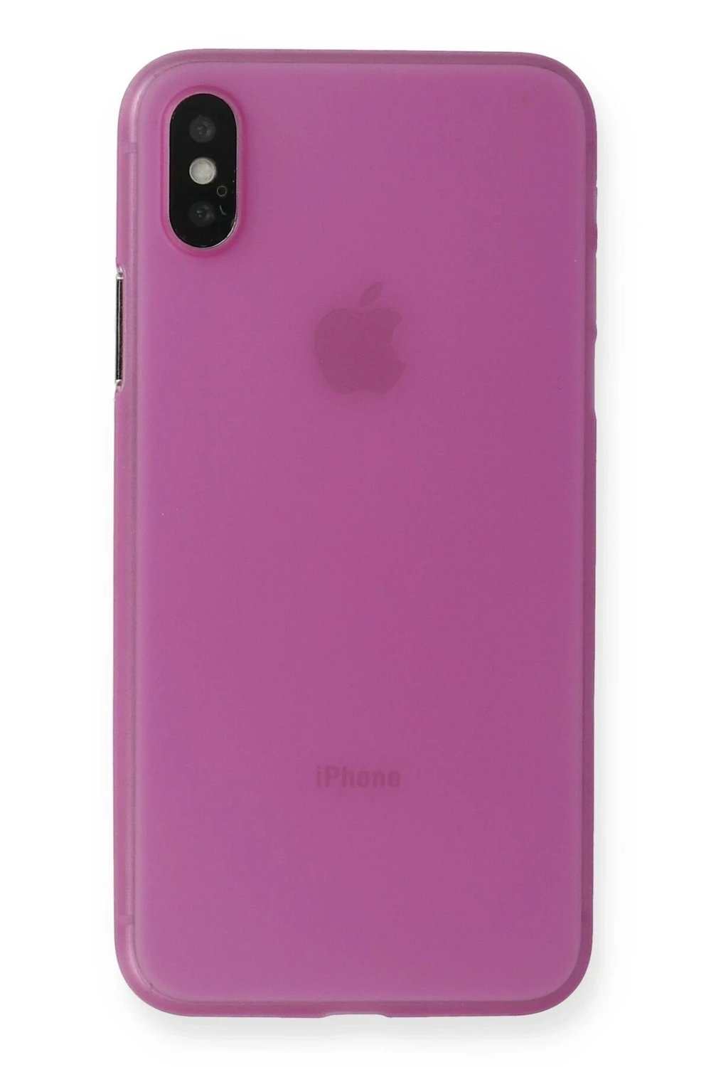 Mey İthalat®  iPhone X Kılıf PP Ultra İnce Kapak - Pembe