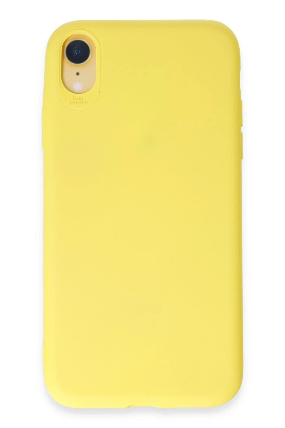 Mey İthalat®  iPhone XR Kılıf First Silikon - Sarı