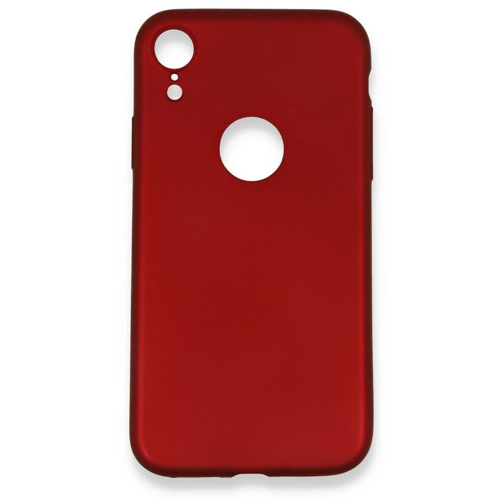 Mey İthalat®  iPhone XR Kılıf First Silikon - Bordo
