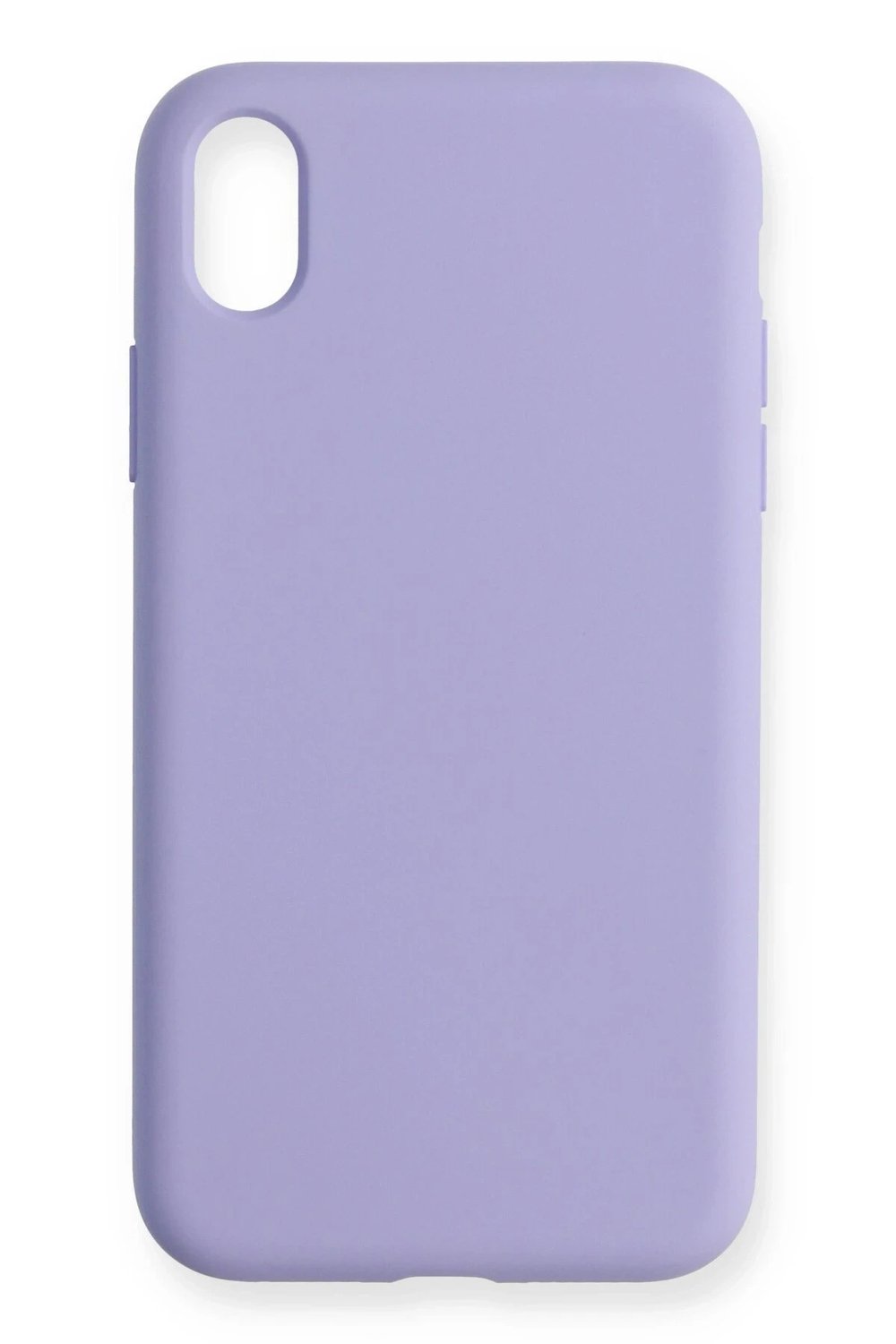 Mey İthalat®  iPhone XR Kılıf Nano içi Kadife Silikon - Lila