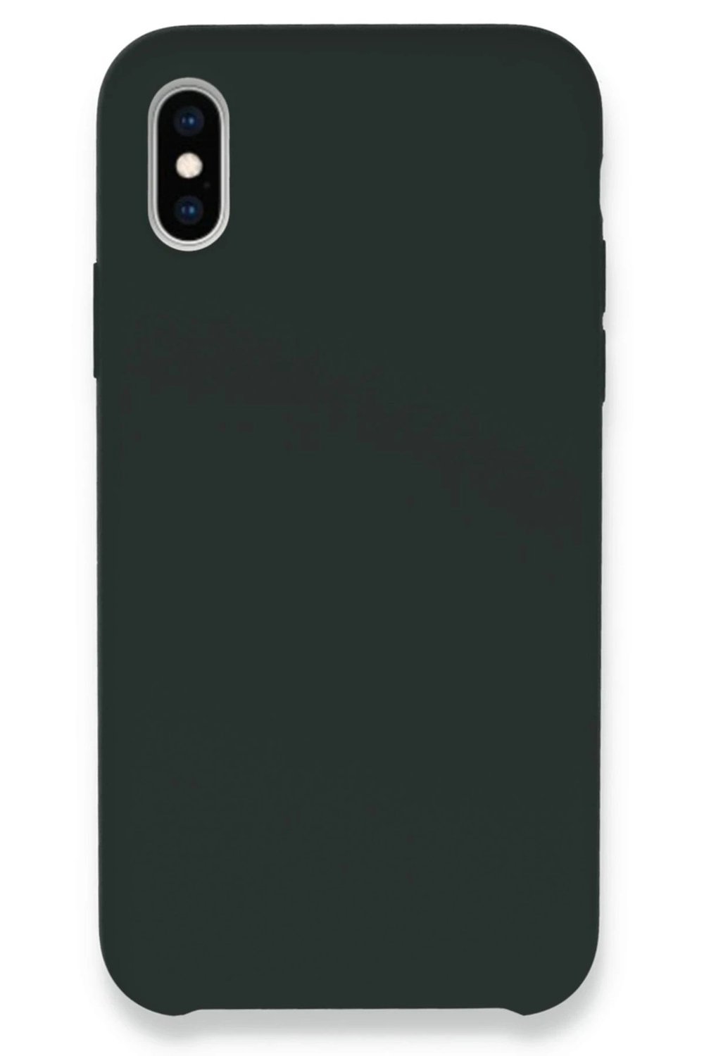 Mey İthalat®  iPhone XS Max Kılıf Lansman Legant Silikon - Koyu Yeşil