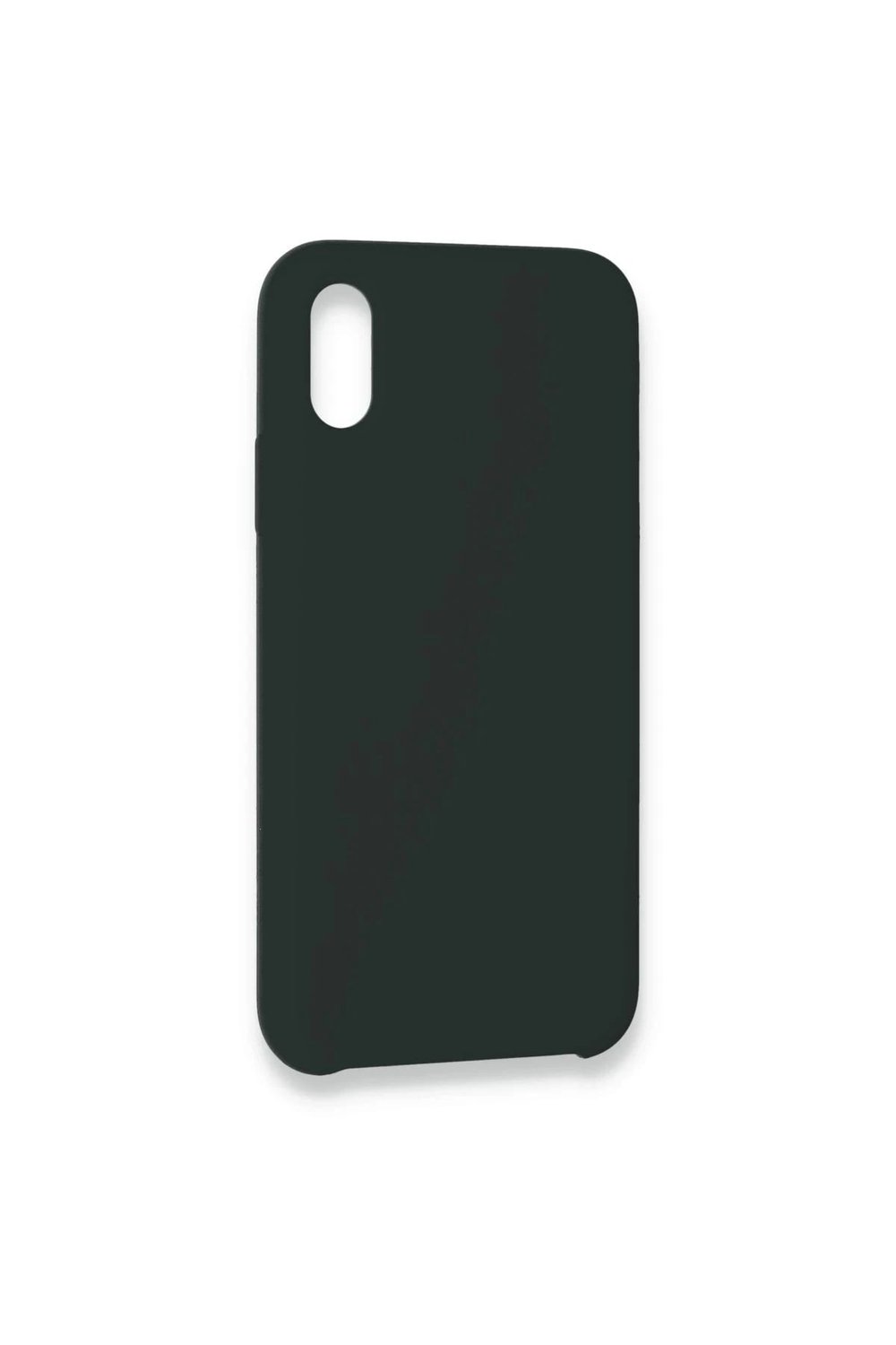 Mey İthalat®  iPhone XS Max Kılıf Lansman Legant Silikon - Koyu Yeşil