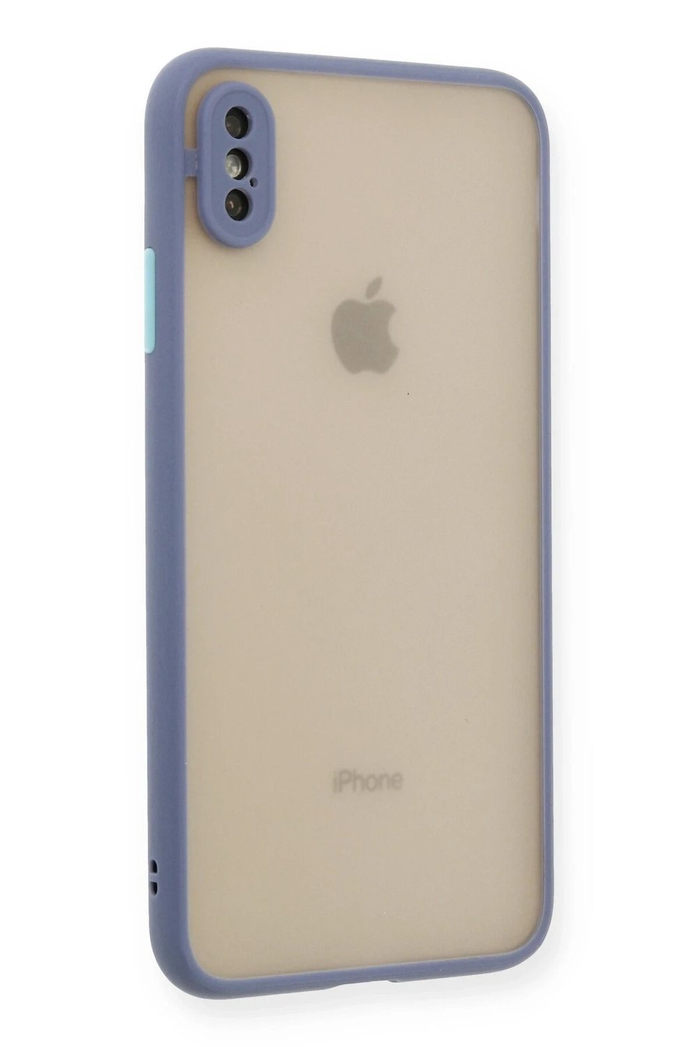Mey İthalat®  iPhone XS Max Kılıf Montreal Silikon Kapak - Gri