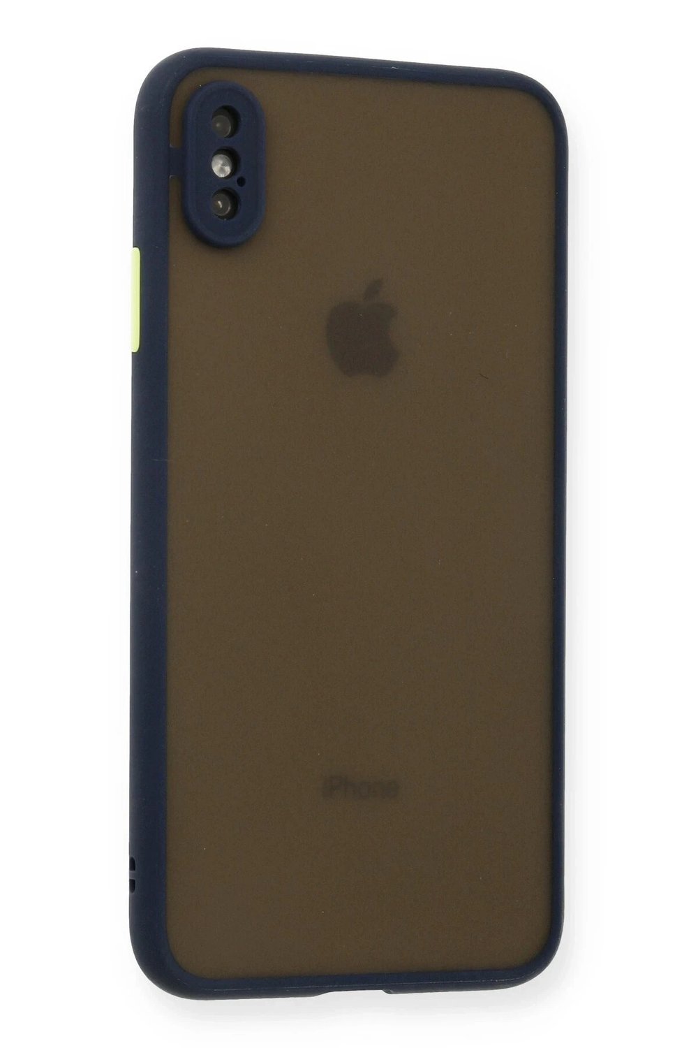 Mey İthalat®  iPhone XS Max Kılıf Montreal Silikon Kapak - Lacivert
