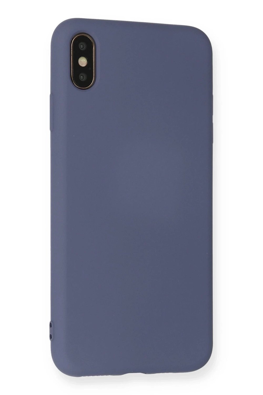 Mey İthalat®  iPhone XS Max Kılıf Nano içi Kadife Silikon - Gri