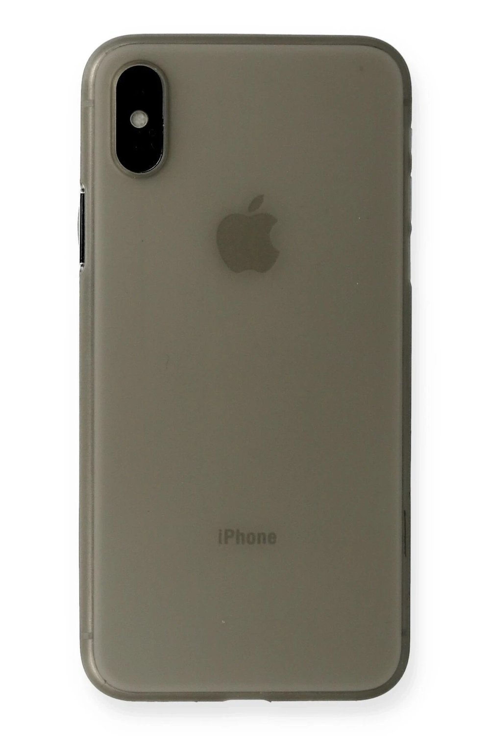 Mey İthalat®  iPhone XS Max Kılıf PP Ultra İnce Kapak - Gri