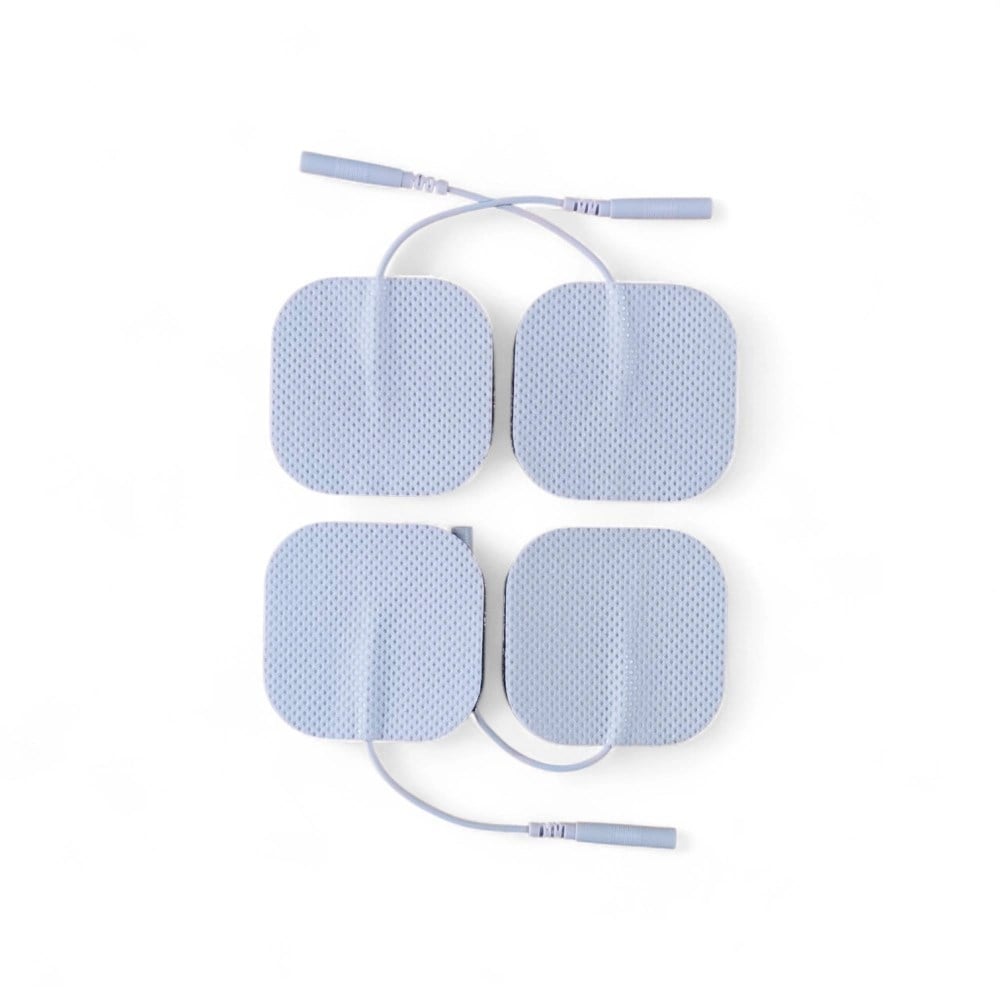 Mey İthalat® 10 Paket 40 Adet Nordmende TENS Pedi 5×5 cm Kablolu Elektrot Ped – Yumuşak ve Esnek Medikal Ped