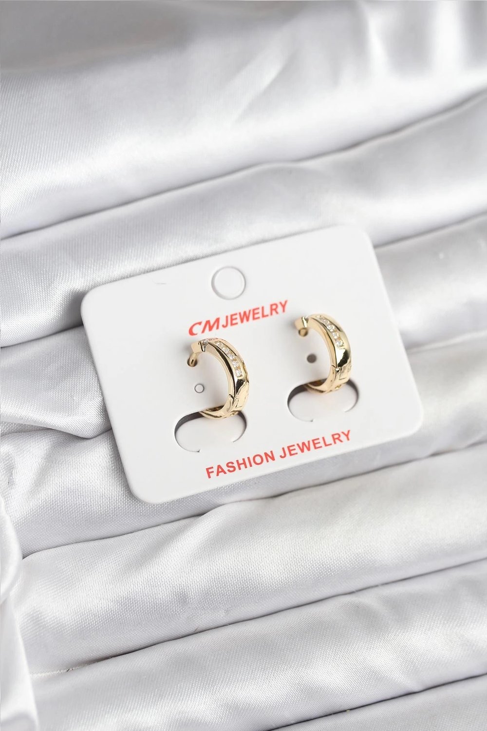 Mey İthalat® 14K Gold Renk Kaplama CM Kadın Küpe