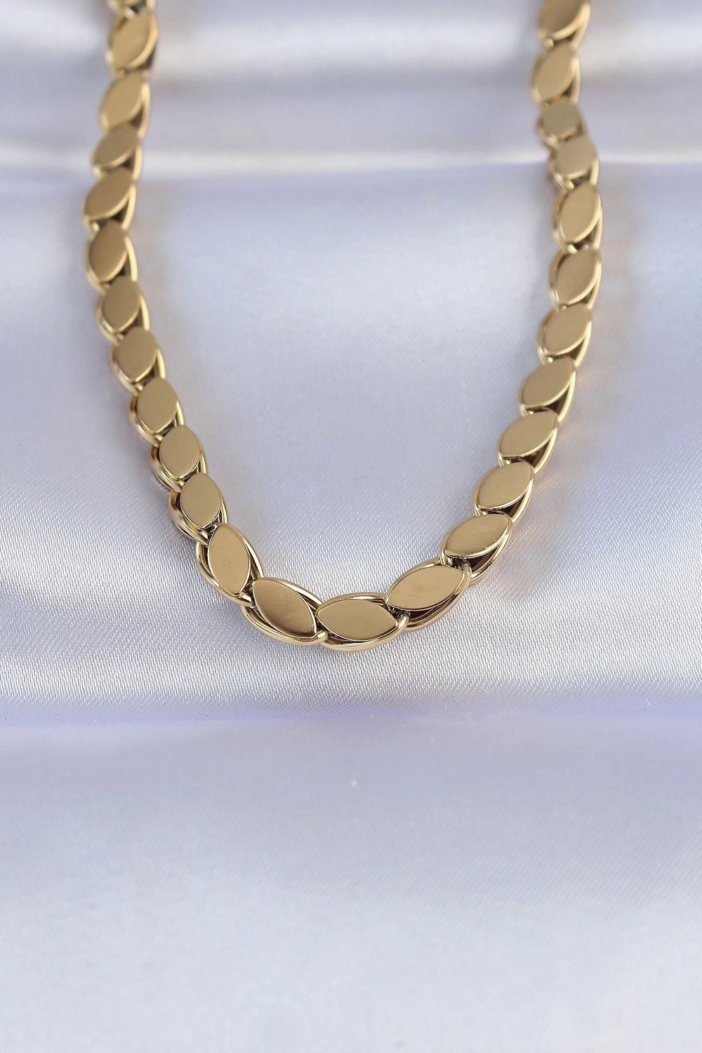 Mey İthalat® 316L Çelik Gold Renk Arpa Model Kolye