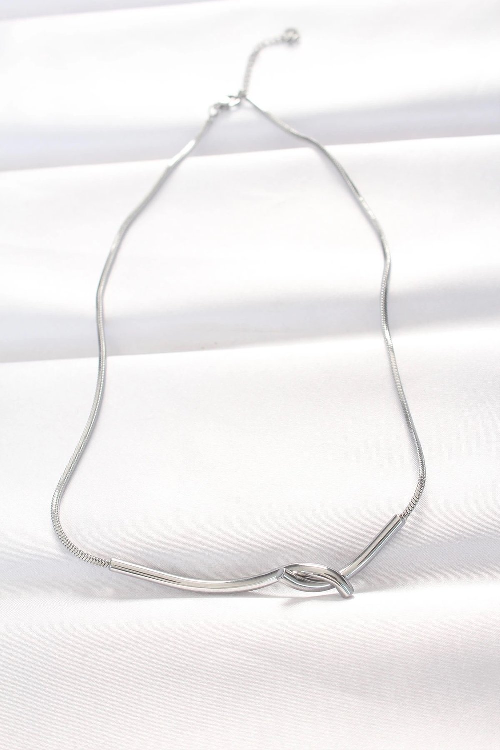 Mey İthalat® 316L Çelik Silver Renk Kolye
