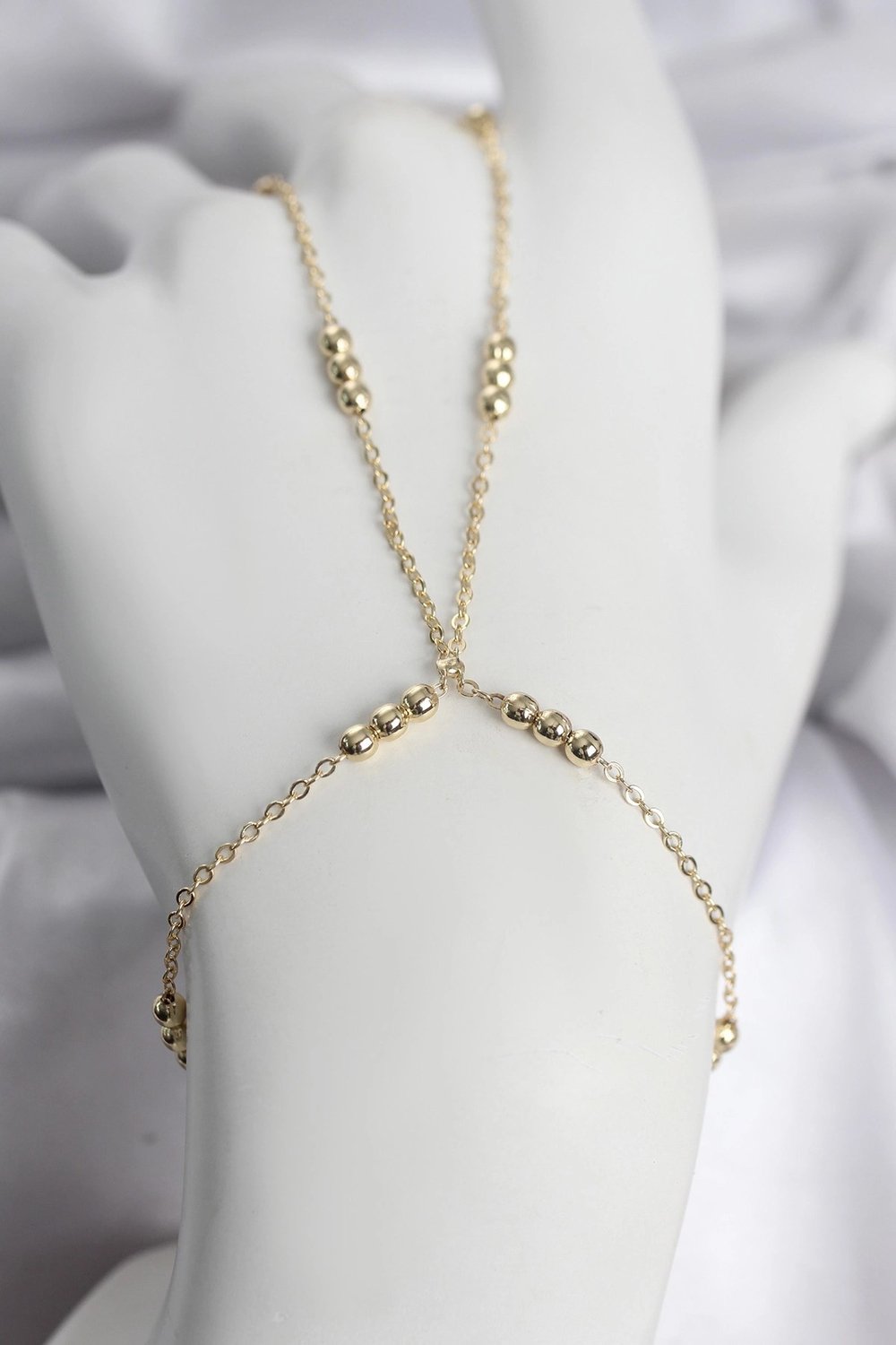 Mey İthalat® 316L Çelik Top Zincirli Gold Renk Kadın Şahmeran