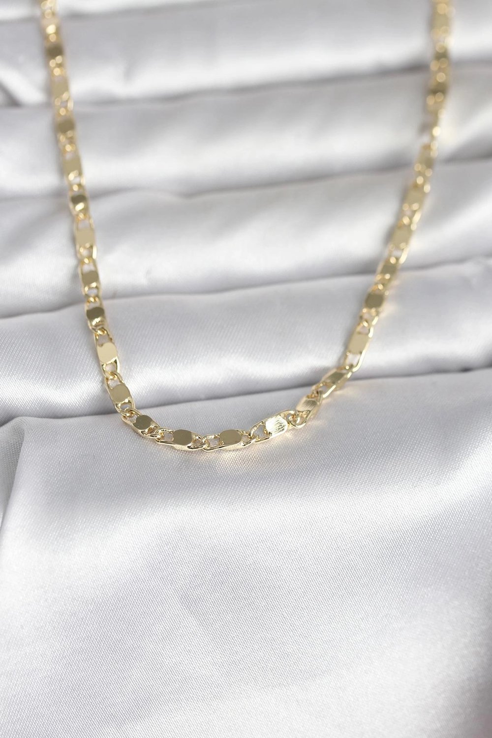 Mey İthalat® CM 14K Gold Renk Arpa Model 45 cm Kadın Kolye