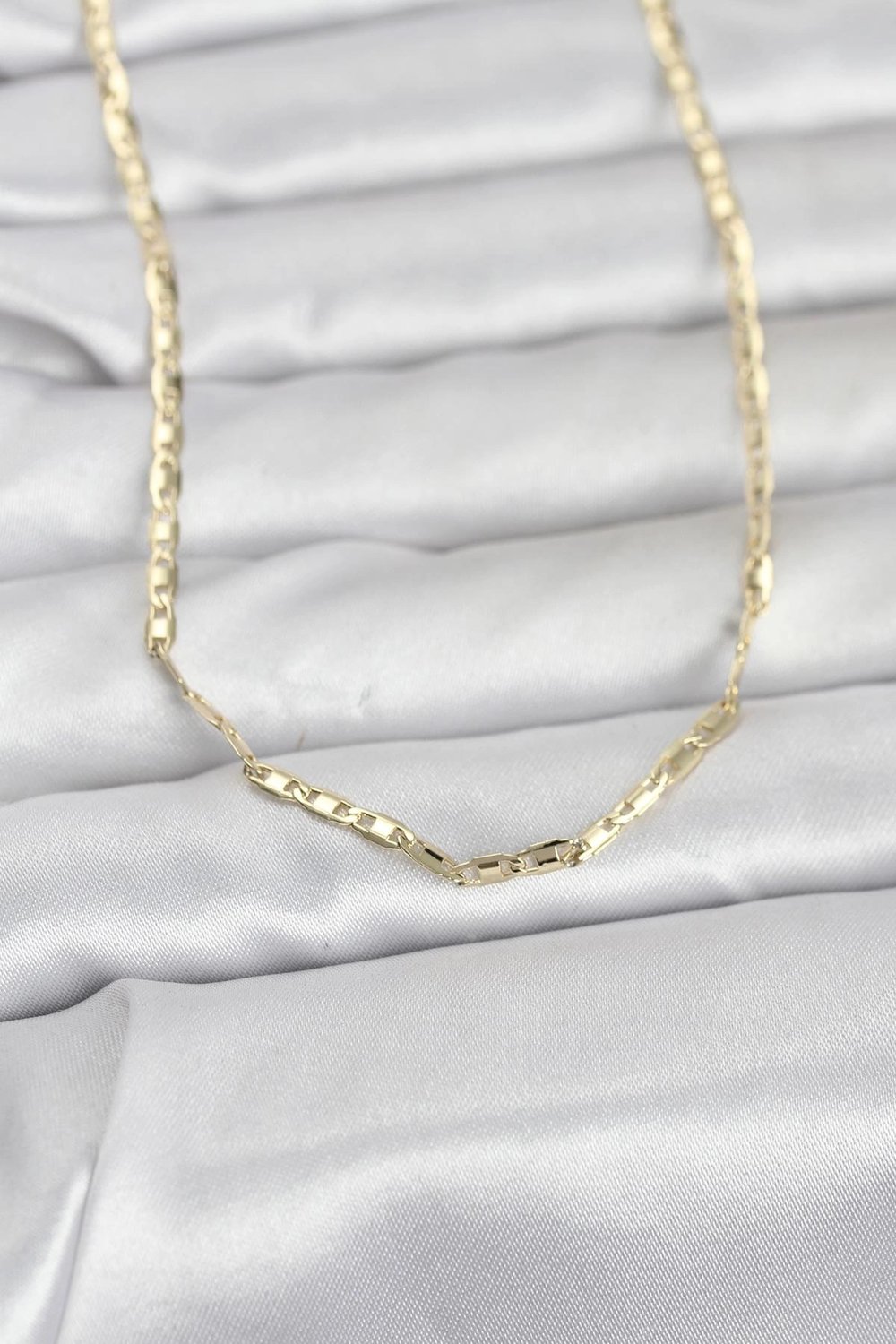 Mey İthalat® CM 14K Gold Renk Gemici Zincir Model 60 cm Kadın Kolye