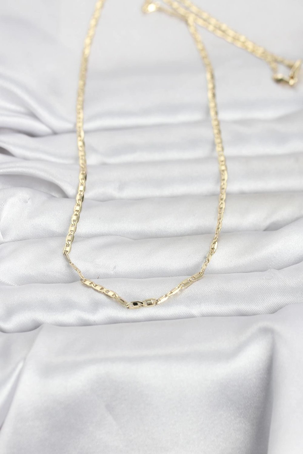 Mey İthalat® CM 14K Gold Renk Gemici Zincir Model 60 cm Kadın Kolye