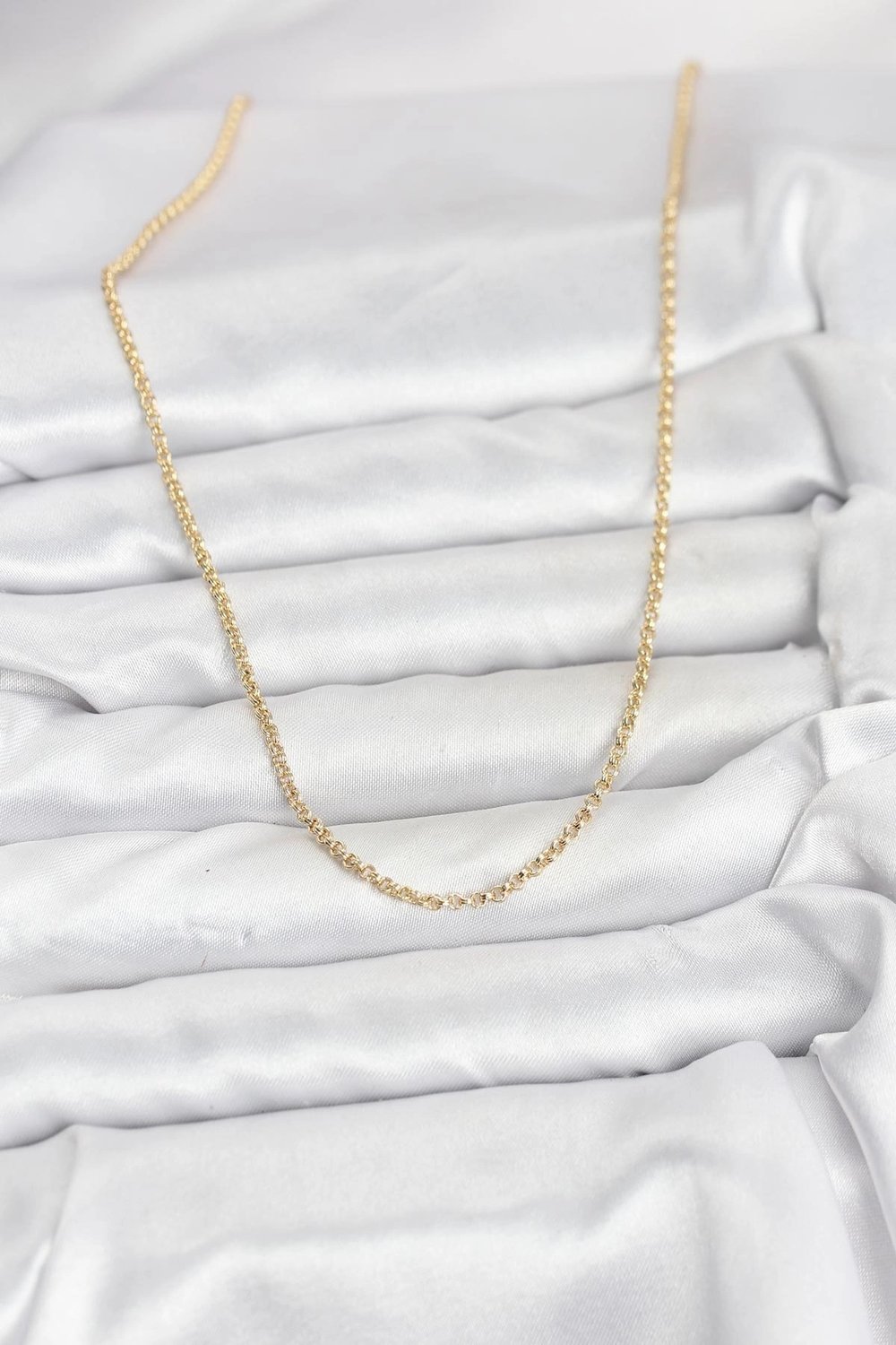 Mey İthalat® CM 14K Gold Renk Halka Model 60 cm Kadın Kolye