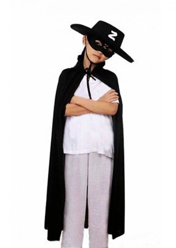Mey İthalat® Çocuk Boy  Pelerin + Şapka + Maske Kostüm Seti