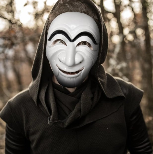 Mey İthalat® Koreli Hırsız Teatral Hahoe Maskesi - Para Heist Maskesi - Dali Maskesi