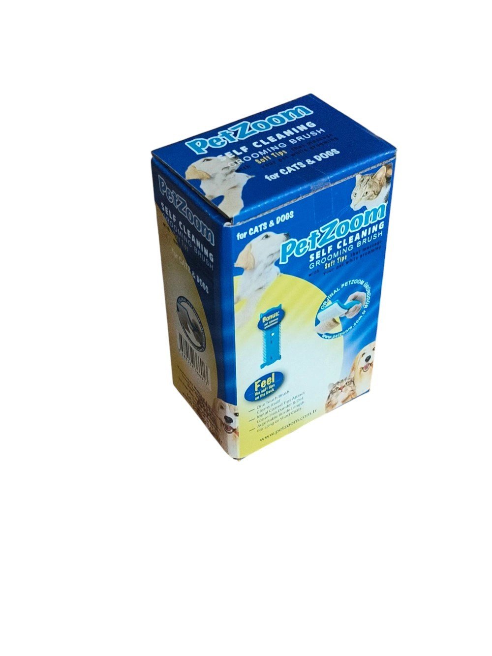 Mey İthalat® Lüks Basmalı Kedi Köpek Tarağı – Tüy Toplama ve Temizleme, Ergonomik, Kolay Kullanım