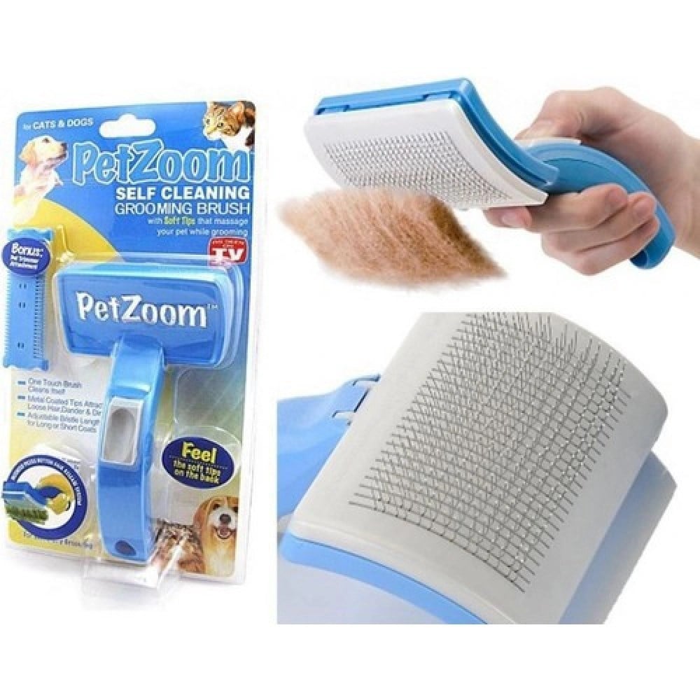 Mey İthalat® Lüks Basmalı Kedi Köpek Tarağı – Tüy Toplama ve Temizleme, Ergonomik, Kolay Kullanım