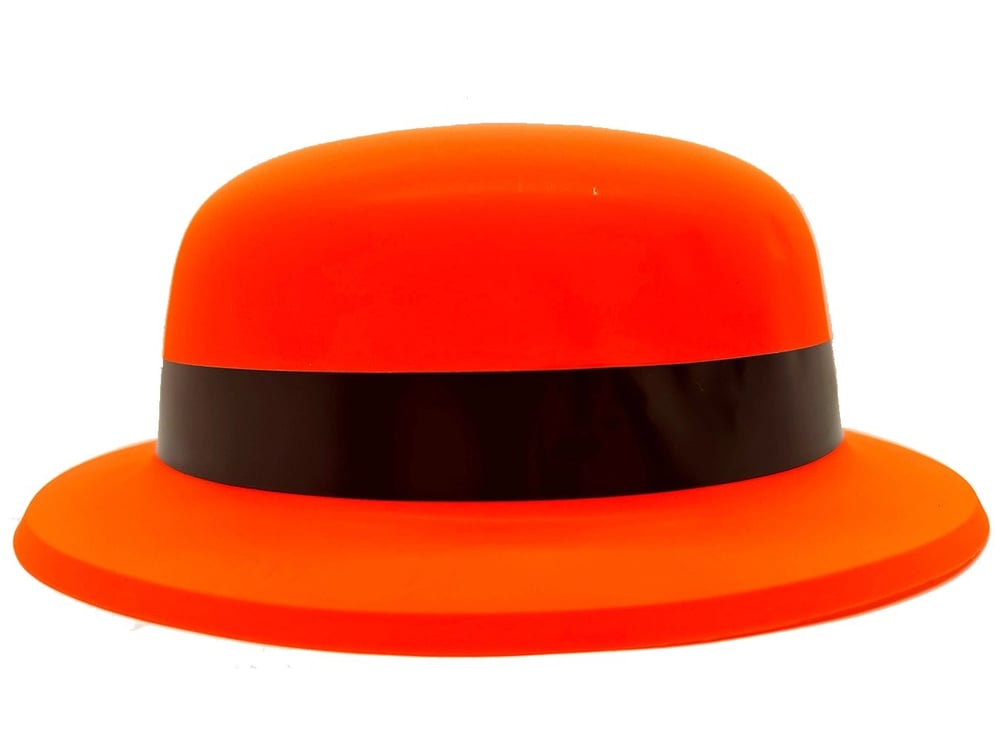 Mey İthalat® Neon Partisi Turuncu Renk Melon Plastik Parti Şapkası