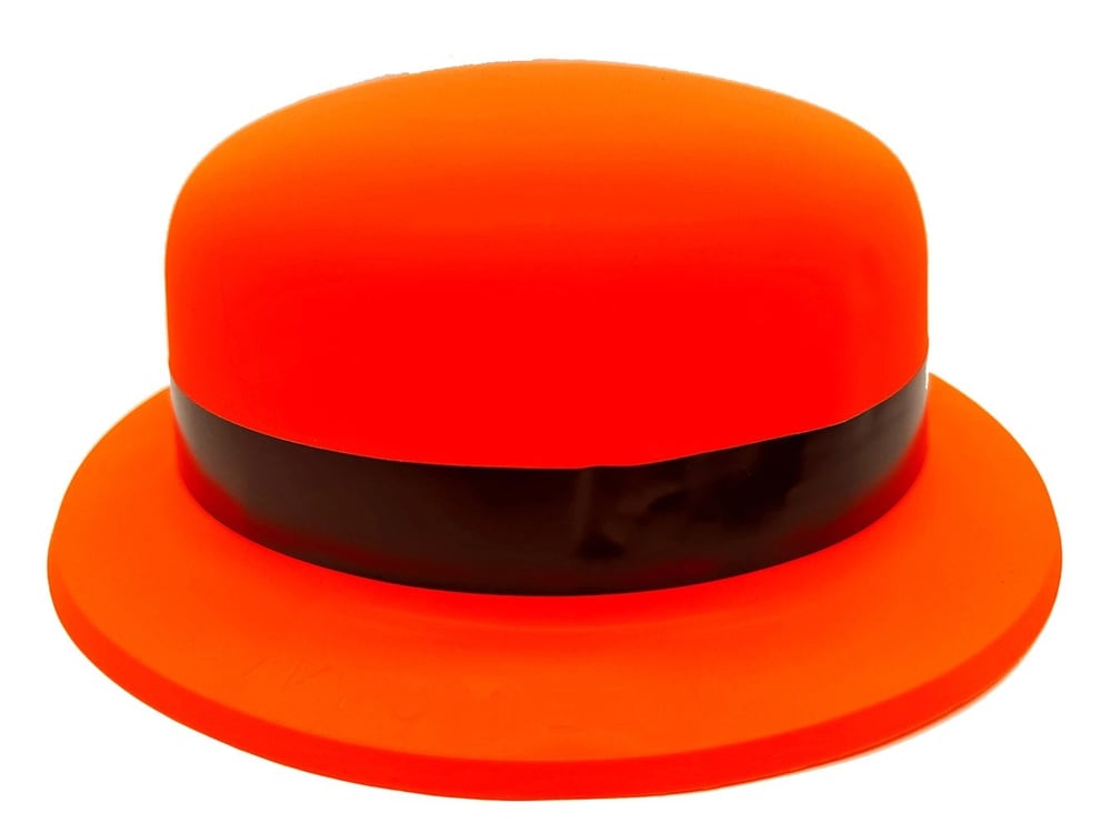 Mey İthalat® Neon Partisi Turuncu Renk Melon Plastik Parti Şapkası