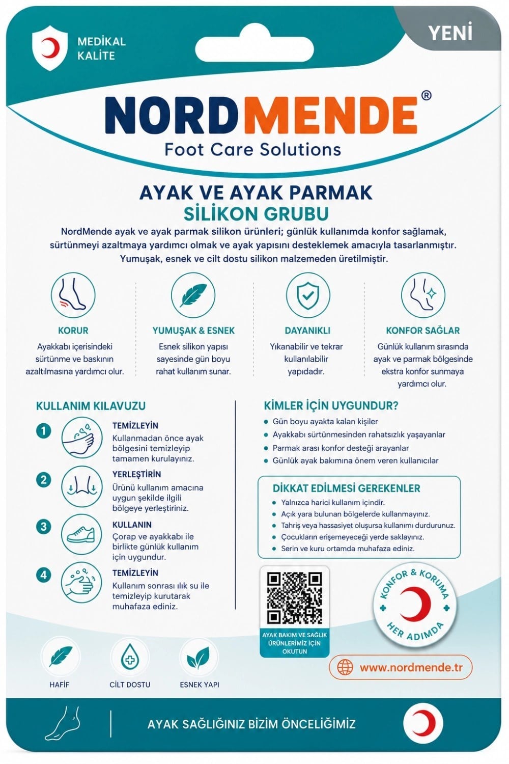 Mey İthalat® Parmak Arası Makara Silikon – Yumuşak ve Esnek Ayak Parmak Ayırıcı