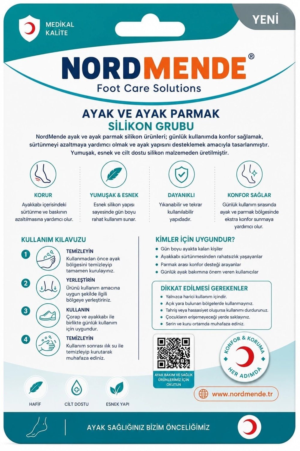 Mey İthalat® Parmak Arası Makara Silikon – Yumuşak ve Esnek Ayak Parmak Ayırıcı