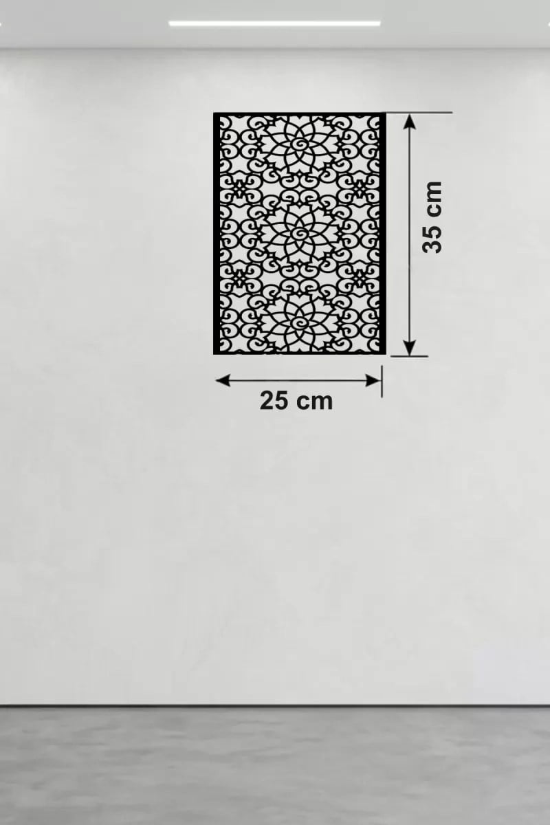 Mey İthalat® Selçuklu Yıldızı Temalı Ahşap Duvar Tablosu - 25x35 cm Lazer Kesim Dekoratif Pano