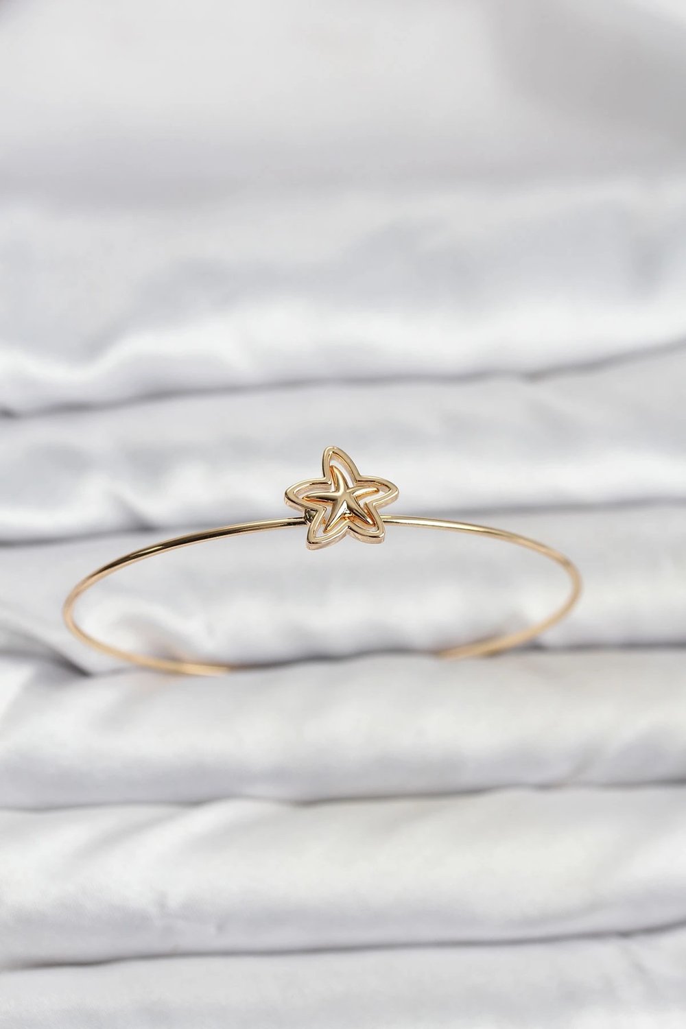 Mey İthalat® Yıldız Model Gold Renk Bileklik