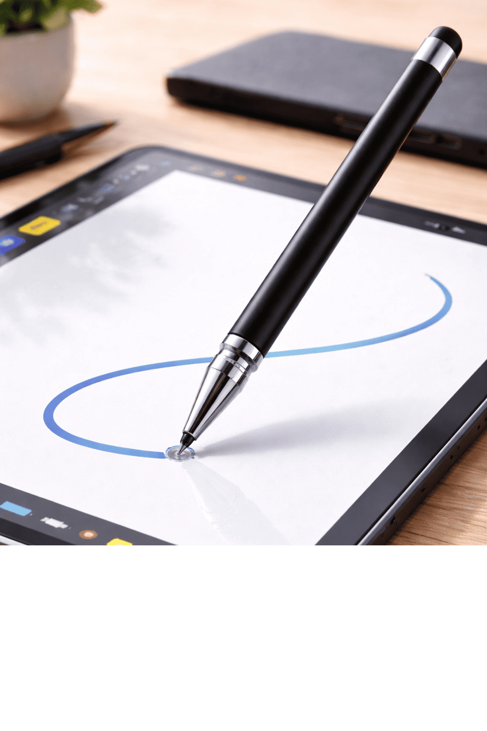 Microsoft Surface Pro 10 Lte Uyumlu Dokunmatik Stylus Kalem Disk Uçlu Hassas Tablet Telefon Çizim Kalemi