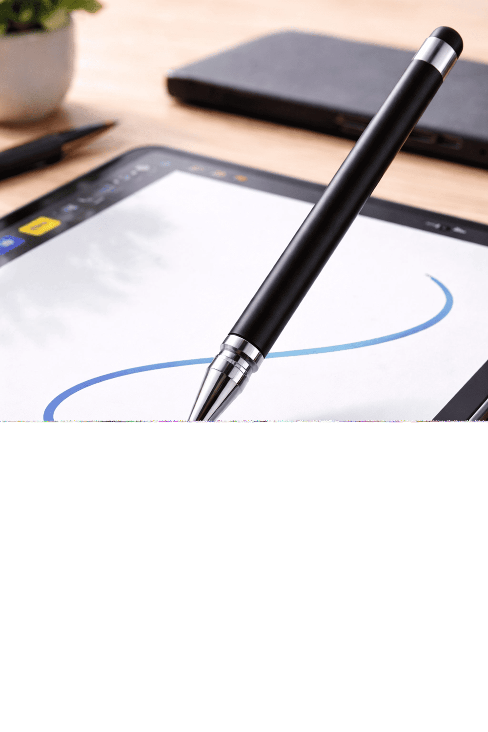 Microsoft Surface Pro 10 Uyumlu Dokunmatik Stylus Kalem Disk Uçlu Hassas Tablet Telefon Çizim Kalemi
