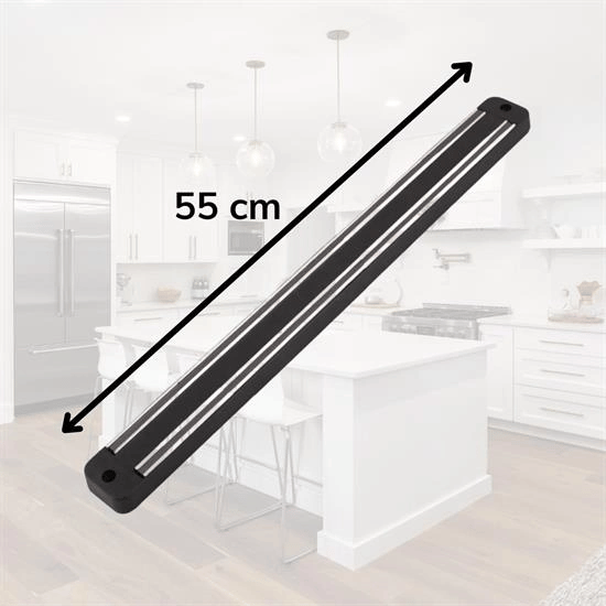 Mıknatıslı Paslanmaz Duvar Bıçak Askısı Standı 55 Cm Aparat Bx40