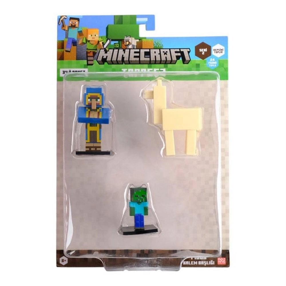 Minecraft 3D Toppeez 3lü Figür Seti Seri 2