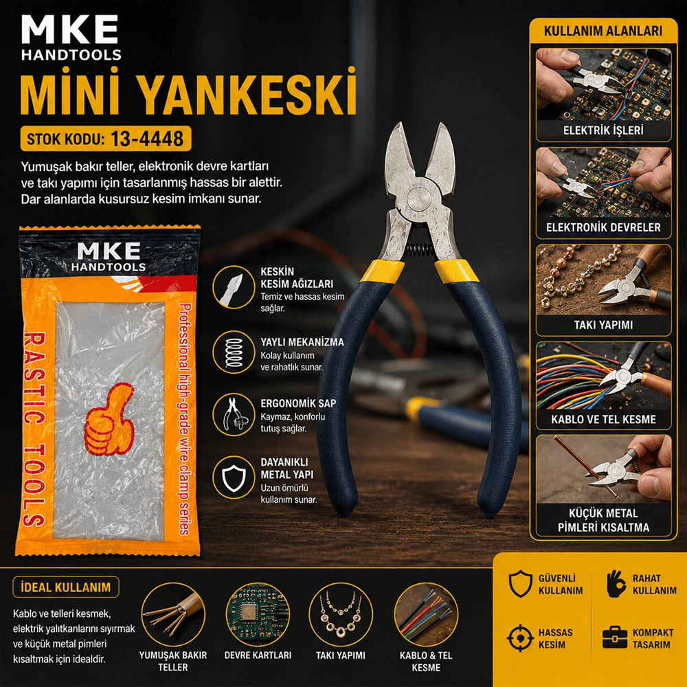 Mini 4.5 Inc 115m Çelik Yan Keski Yaylı Bx40