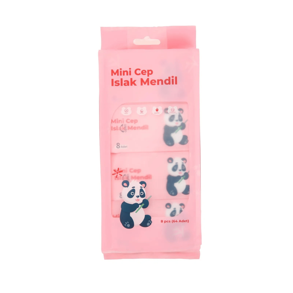 Mini Cep Islak Mendil Günlük Pratik 8'li Paket Bx40
