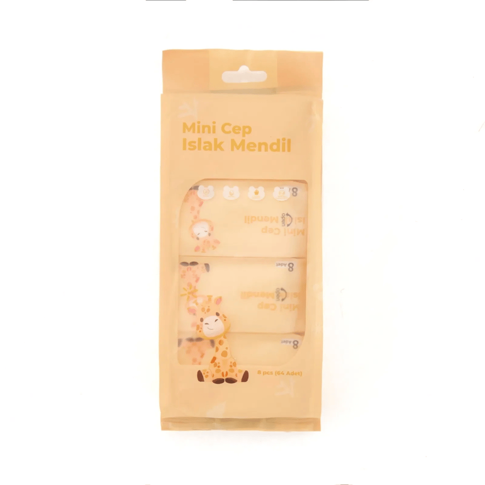 Mini Cep Islak Mendil Günlük Pratik 8'li Paket Bx40