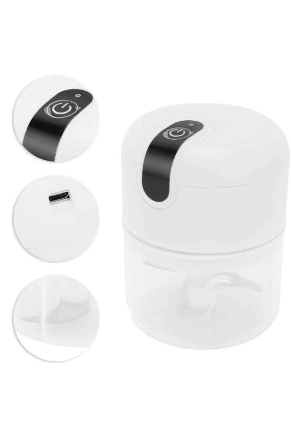 Mini Doğrayıcı Rondo Taşınabilir Mini El Blender Paslanmaz Çelik