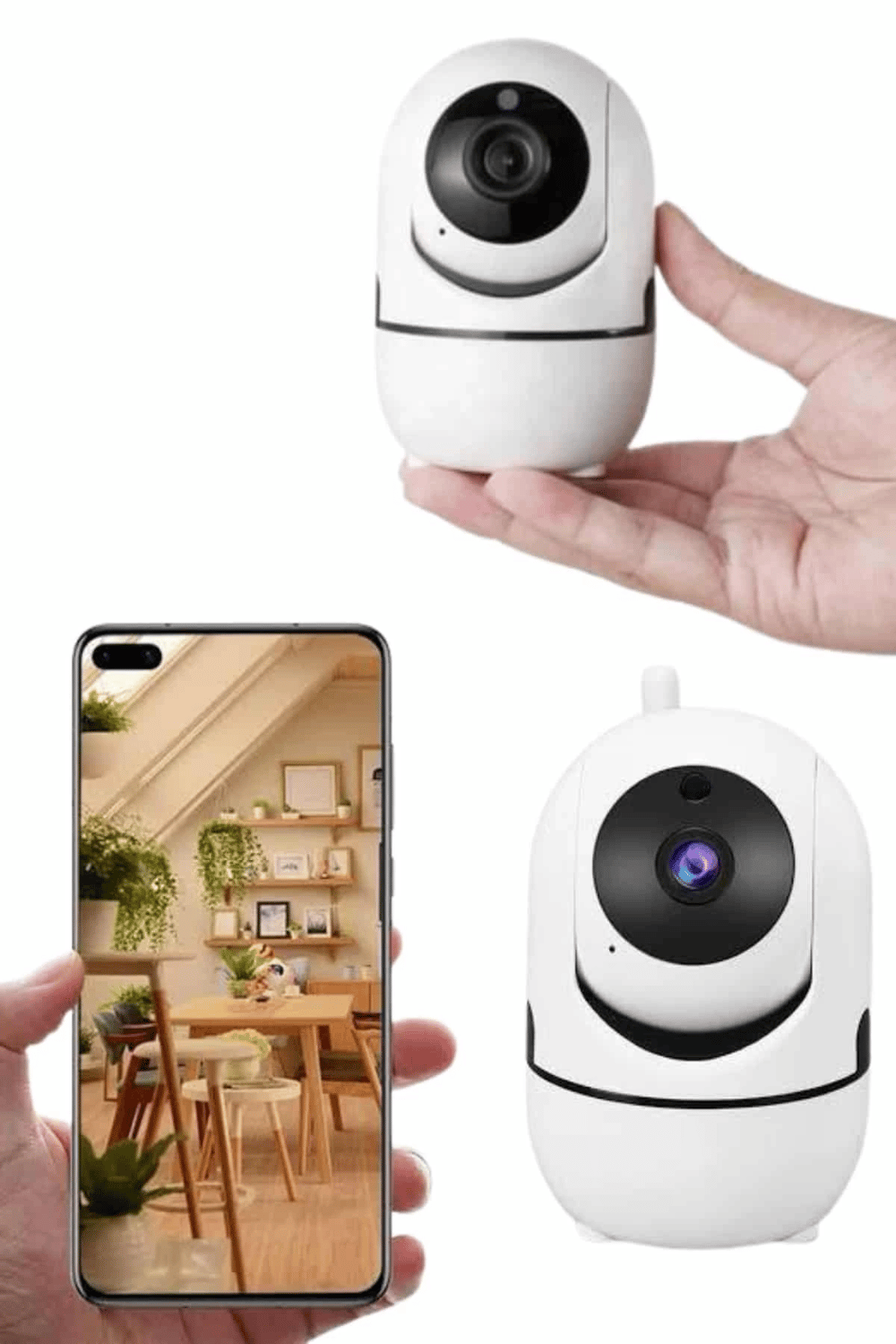 Mini IP Kamera Hareketli Güvenlik Kamerası Kablosuz Wifi Kamera Mikrofonlu