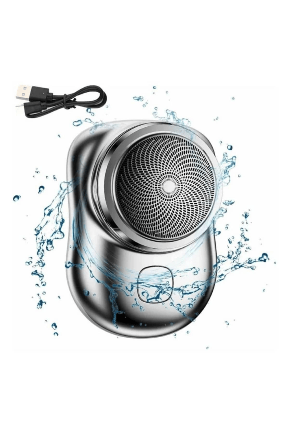 Mini Sıfır Sakal Yanak Tıraş Makinesi USB Şarjlı Sıfır Sakal Taşınabilir Korumalı