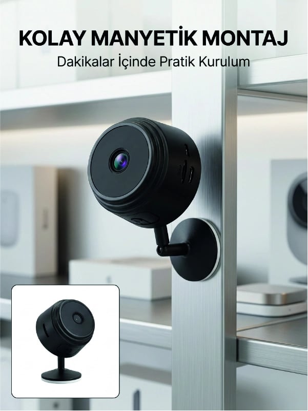Mini Wi-Fi Güvenlik Kamerası A9 HD Görüntü Hareket Algılama ve Uzaktan Canlı İzleme