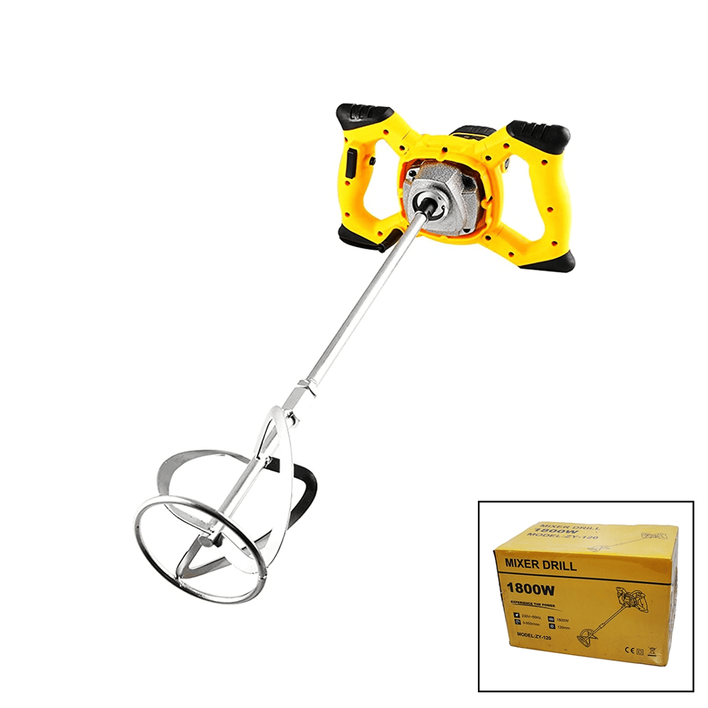 Mıxer Drıll Zy-120 Harç - Boya Karıştırıcı Mikser Matkap 120mm - 1800w Bx40
