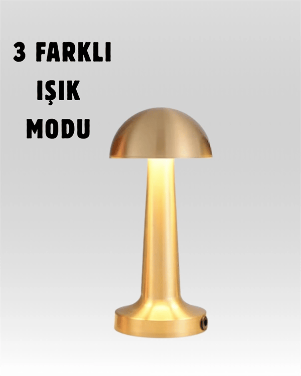 Modern Tasarım Şarjlı Masa Lambası – 1800 mAh Batarya