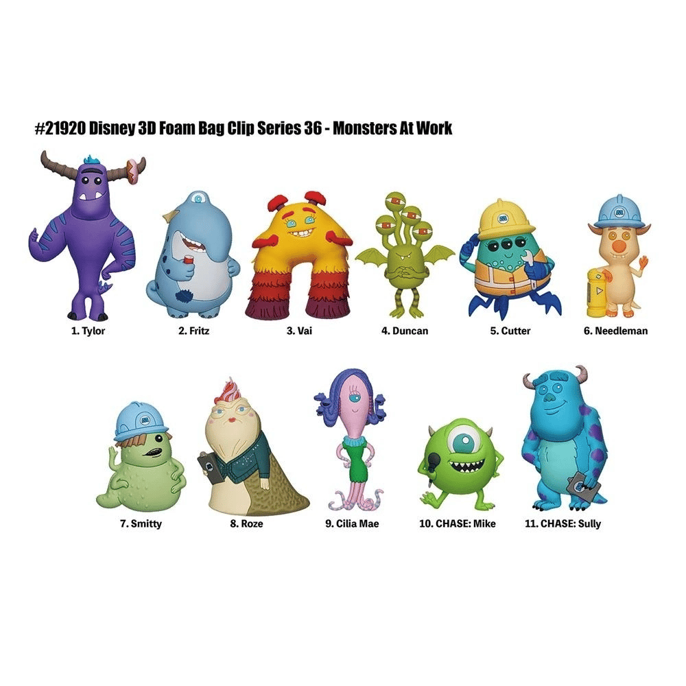 Monsters at Work Klipsli Figür Seri 36